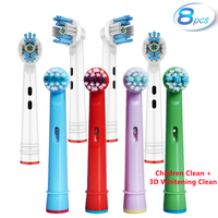 Replacement Toothbrush Heads Compatible with Oral B Braun 4 8 Pcs Professional Electric Tooth Brush Heads Compatible