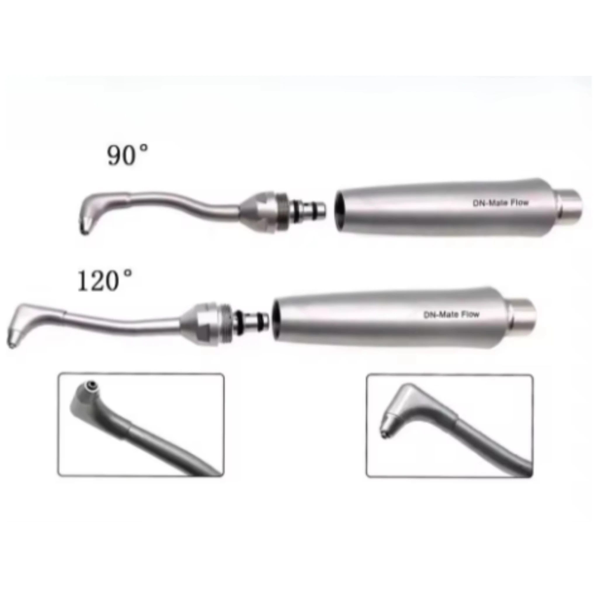 

Набор стоматологических наконечников DENTA для NSK Prophy-Mate Neo Clinic — 90 ° & 120 ° Угловы, совместимая система внутриротовой воздушной полировки, эргономичное