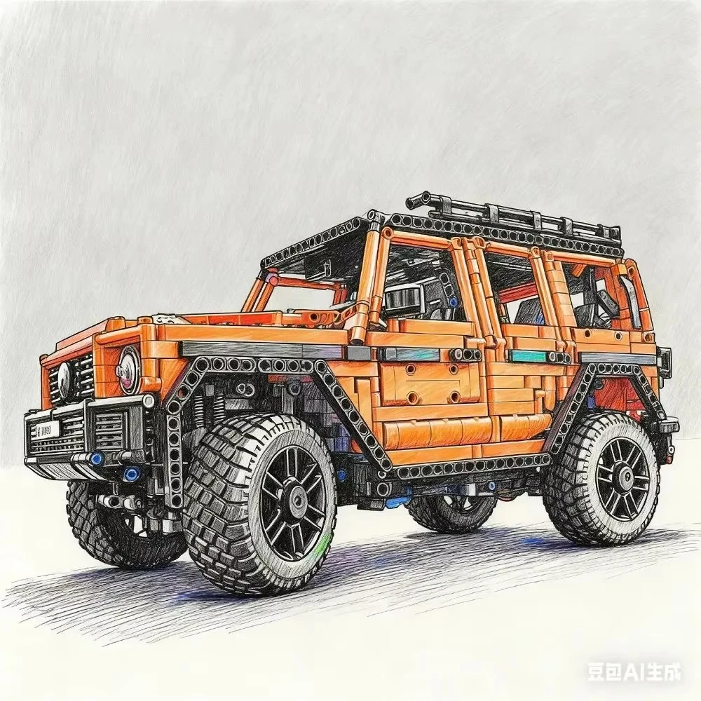 2891Pcs Technical Off-road SUV Building Blocks MOC Big Offroader Vehicle Model DIY Bricks Toy Hobby Car Lover Display Gifts