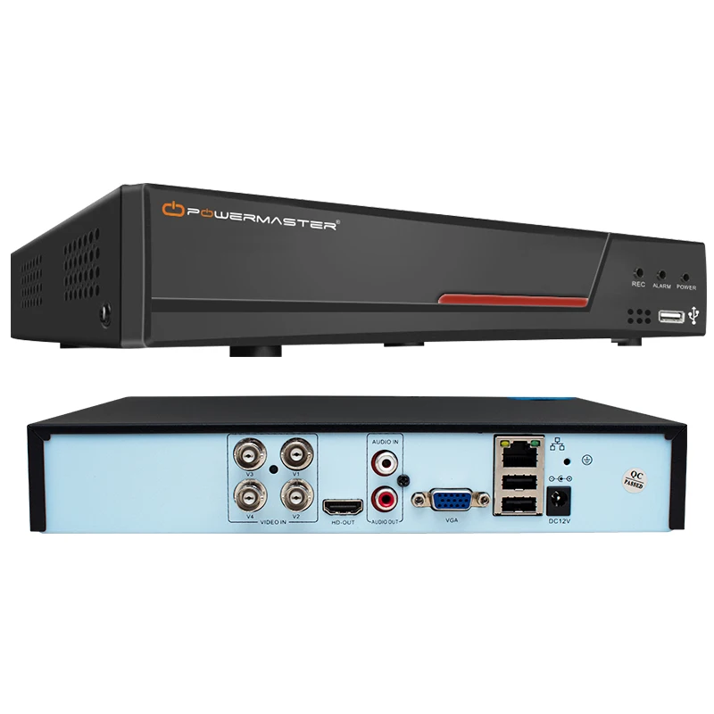 POWERMASTER PM-4410 6 IN1 4 channel 5MPN DVR recorder H265