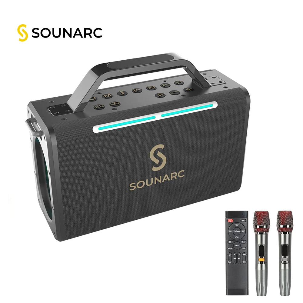 SOUNARC K2 – Karaoke Speaker z Wysoką Jakością Dźwięku i Wielofunkcyjnością