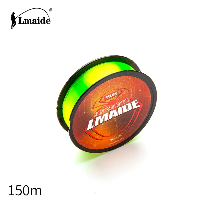 Leimaide 150m 2lb-43lb Nylon Vislijn Super Sterke Japanse 100% Nylon Niet Fluorocarbon Vislijn Accessoires