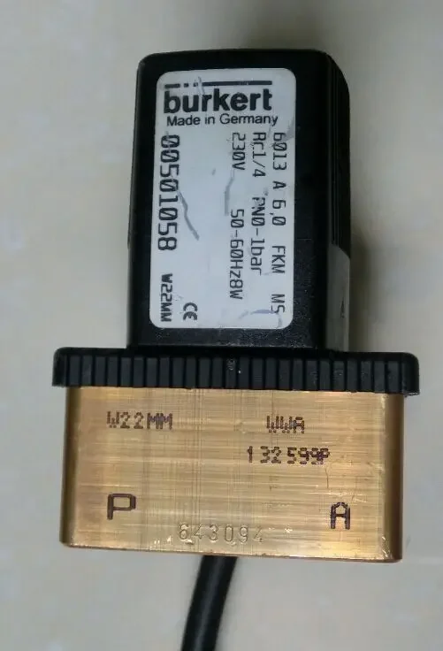 

German solenoid valve 6013 A 6.0 FKM MS 00501058