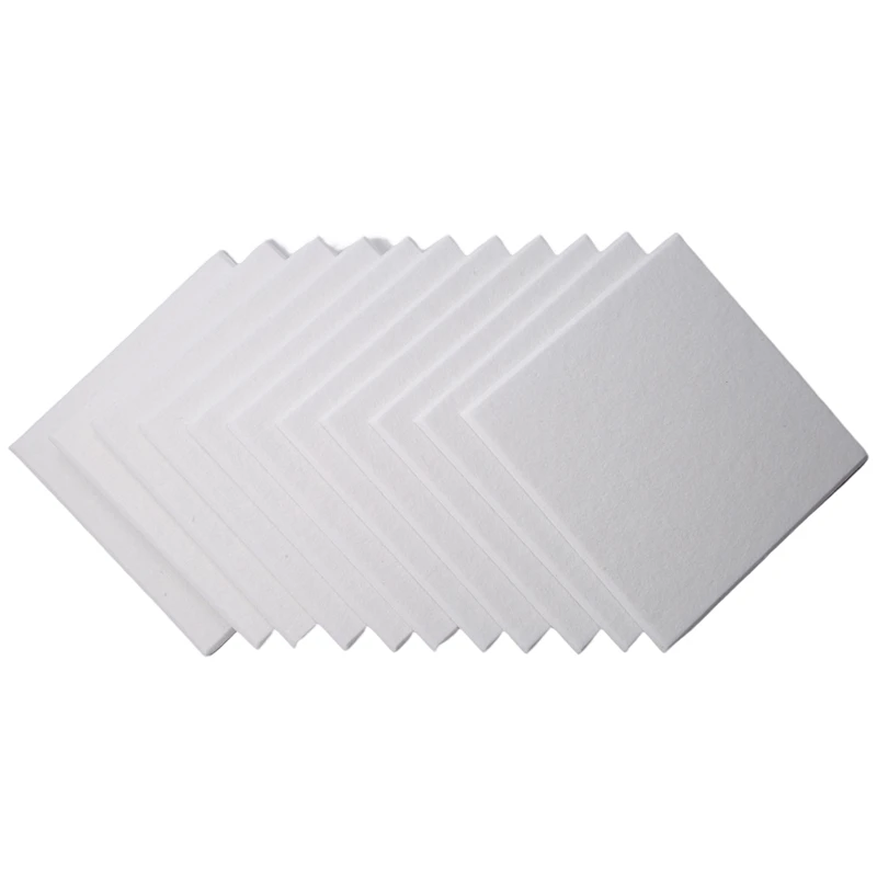 

Acoustic Panels White 12 Pieces High Density Beveled Edge For Wall Decoration And Acoustic Treatment