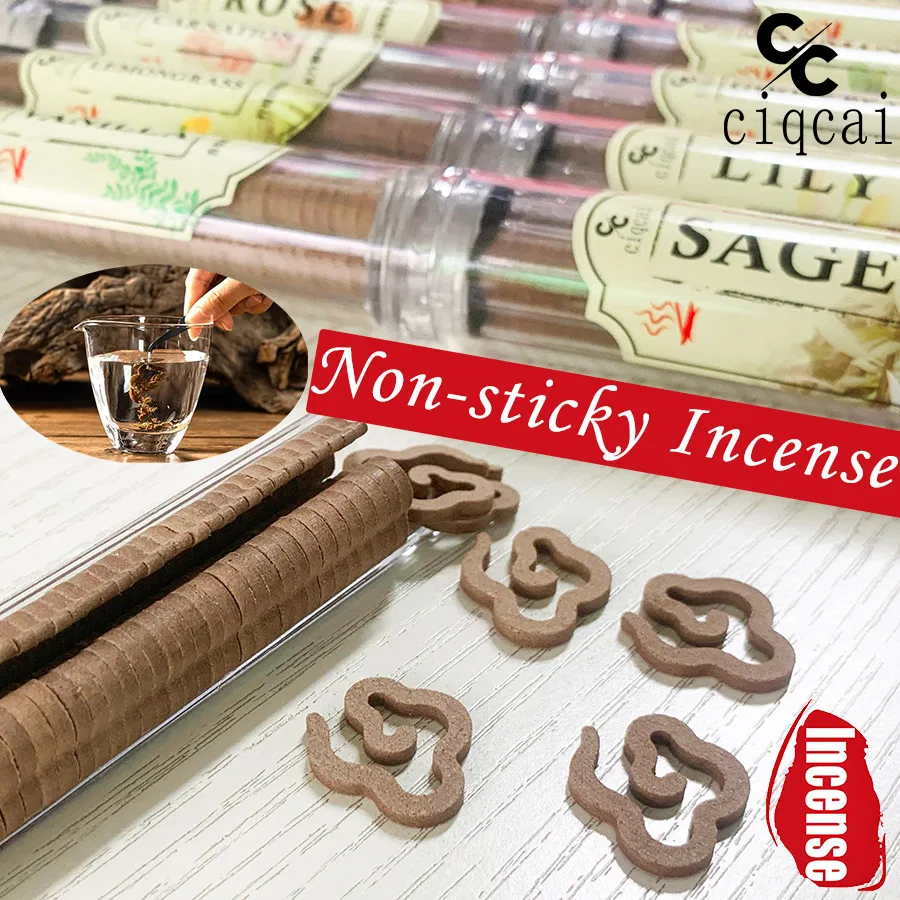 【3-Pack】High-Quality Classic Small Coil Incense, Pure Handmade Spiral Incense, Set of Five Elements (Wood, Water, Fire, Earth), No Sticky Powder, Dissolves in Water, Has a Rich and Natural Scent, 41 Pieces/Bottle, Portable Packaging, Easy to Carry, Suitable for Home and Outdoor Use, Includes Scents Like Osmanthus, Coffee, Dragon's Blood, Lemongrass, Carnation, Rose, Lily, Lavender, Cherry Blossom, Vanilla, Milk, Gardenia, White Sage, Jasmine, and More, with over a Dozen Fragrances to Choose from