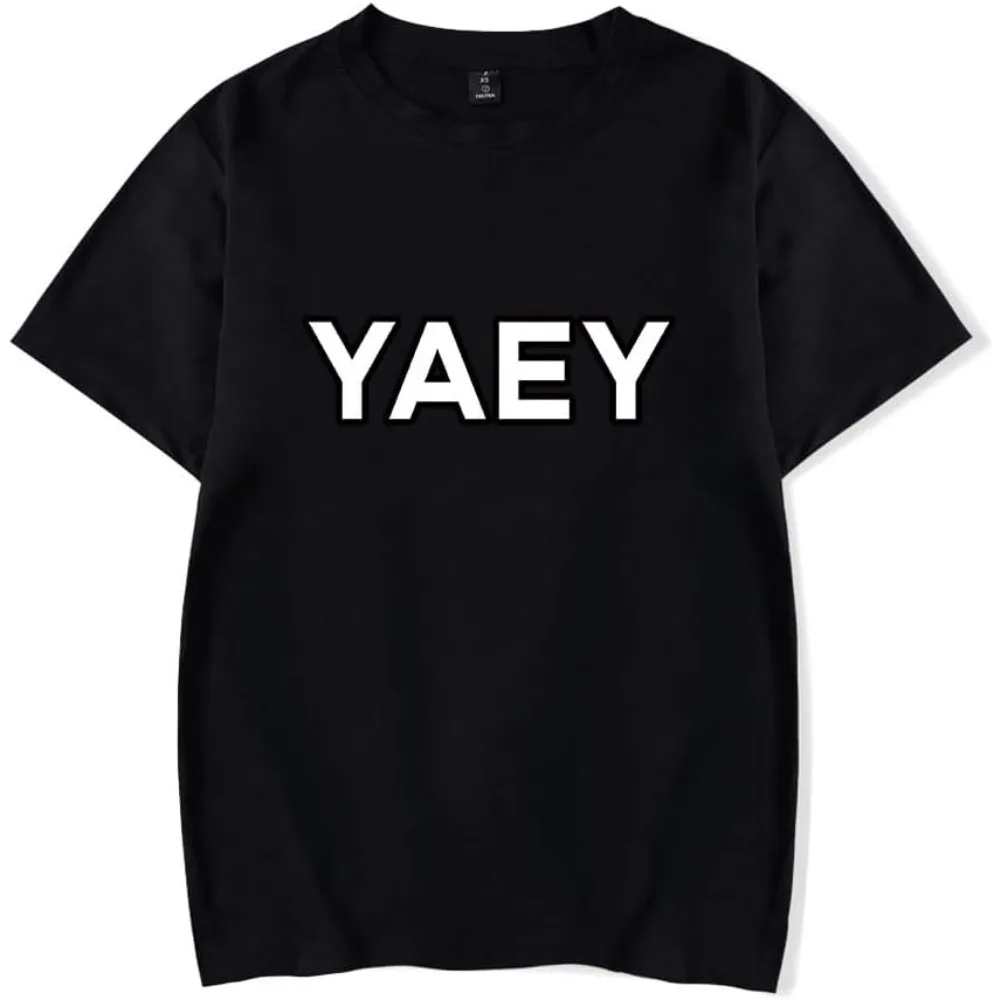 im_siowei Yaey Short Sleeve Merch Tee Women Men Crewneck Fashion T-shirt Unisex Tops