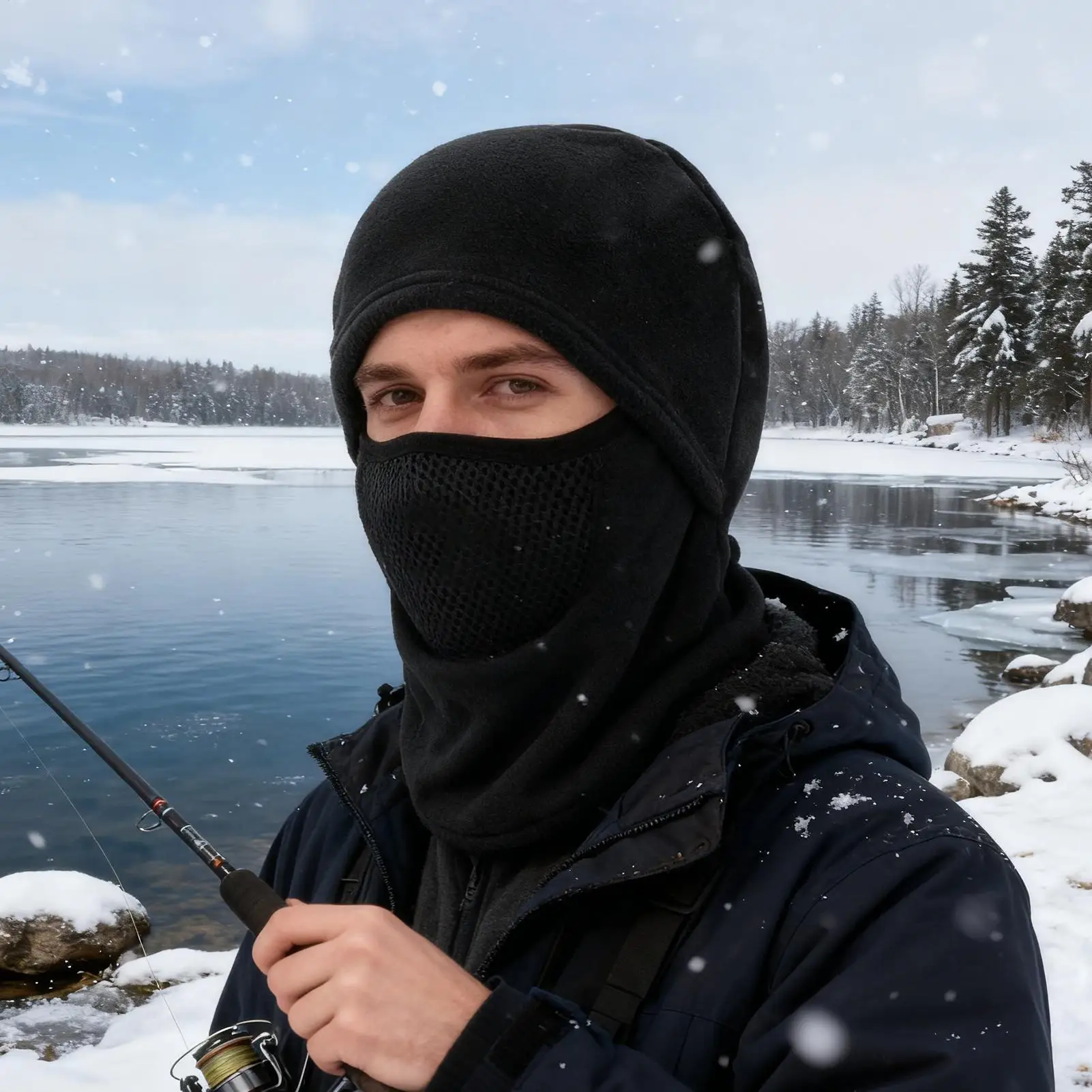 

Mens Winter Motorcycle Face Cover Snowmobile Warming Supplies Motorcycle Neck Wrap Cover For Riders Scooter Highway Riding City