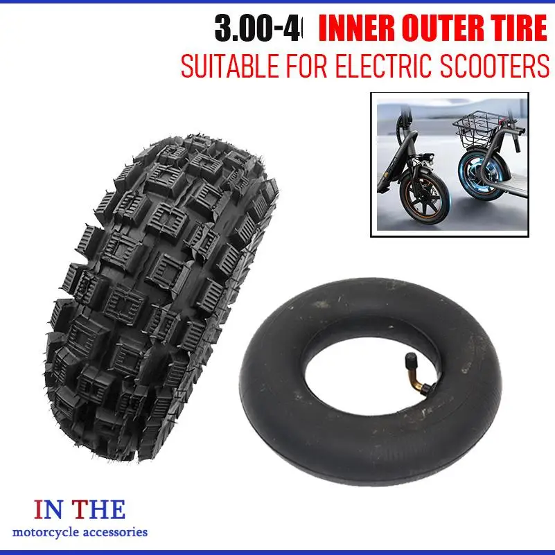 For Small ATV Go Kart Mini Quad Bike Snowmobile Parts 3.00-4 inner and outer tires