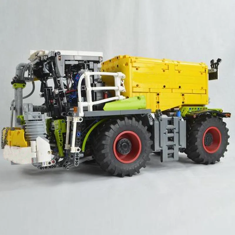 Agricultural Locomotive Truck Remote Tractor Harvester MOC-47448 MOC-58337 MOC-55069 Building Blocks Bricks Toys Birthday Gifts