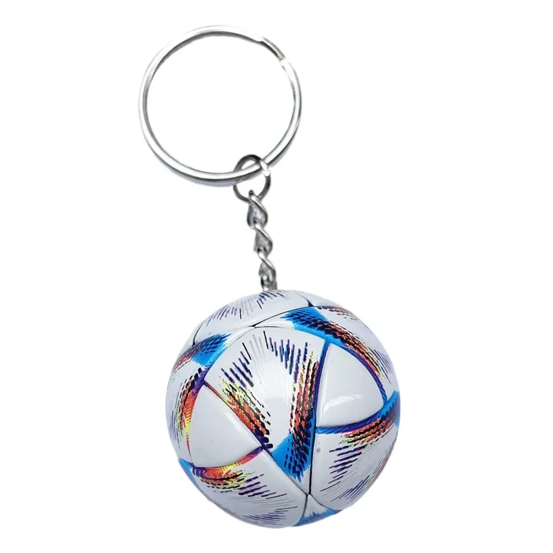 Football Keychain 3.8cm PVC Soccer Ball Action Figures Fan Souvenirs