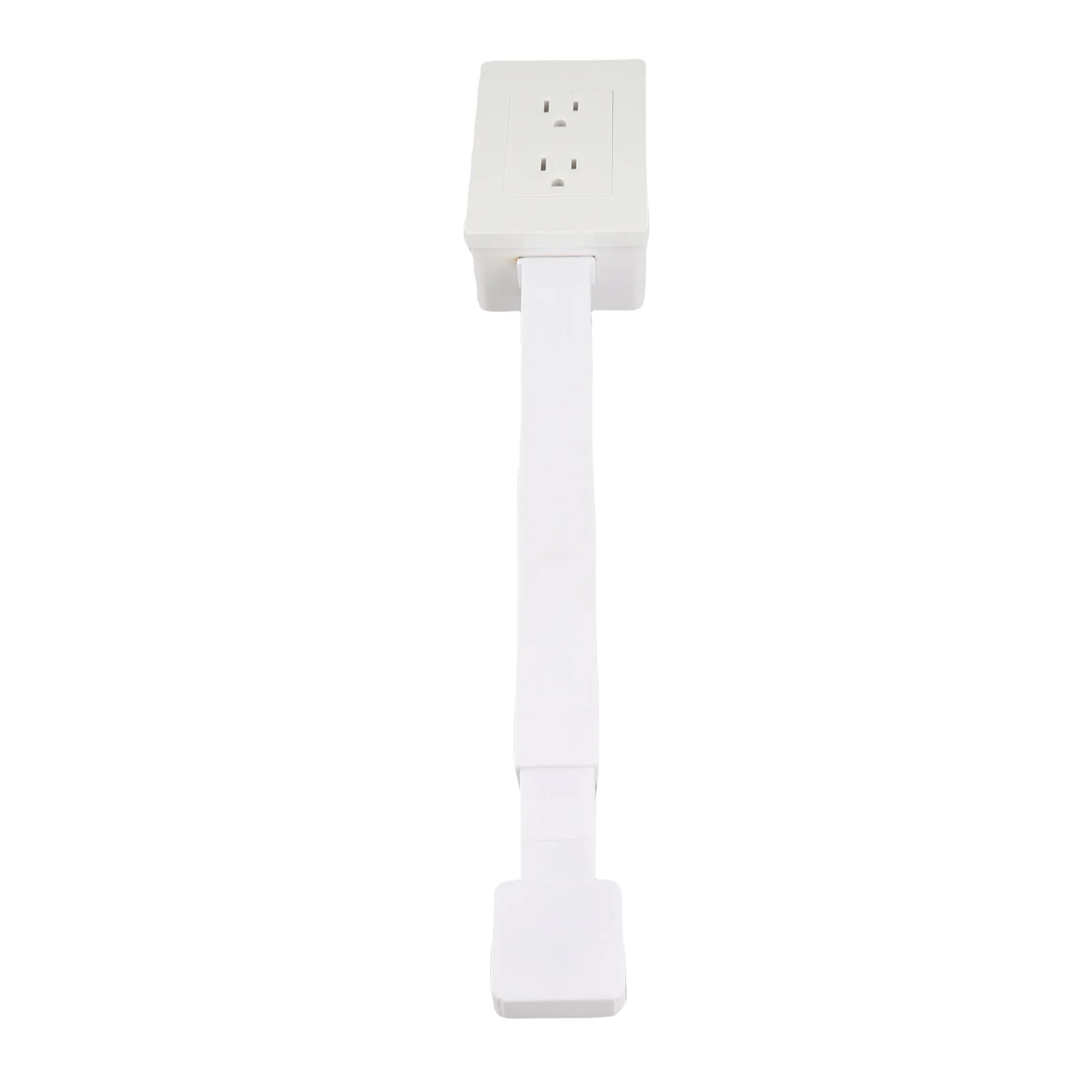 Power Socket Expander 3 Prong Electrical Outlets Power Strip 22 to 34 Inch Extension 180 Degree Rotating Base