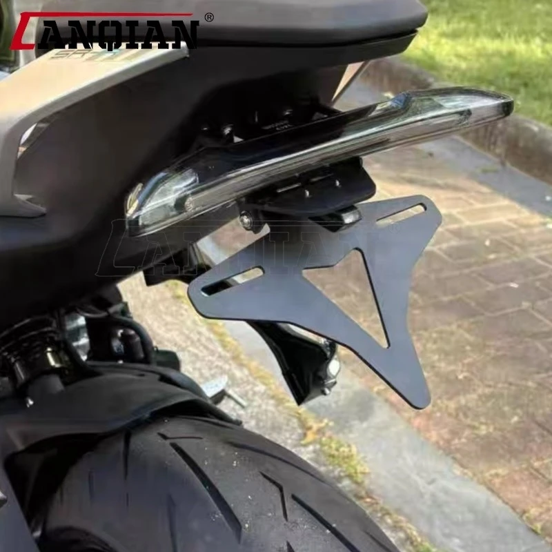 

2025 For CFMOTO 675SR-R 675SRR 675 SR-R 2024-2026 Motorcycle Rear License Plate Holder Bracket Tail Tidy Fender Eliminator 675NK