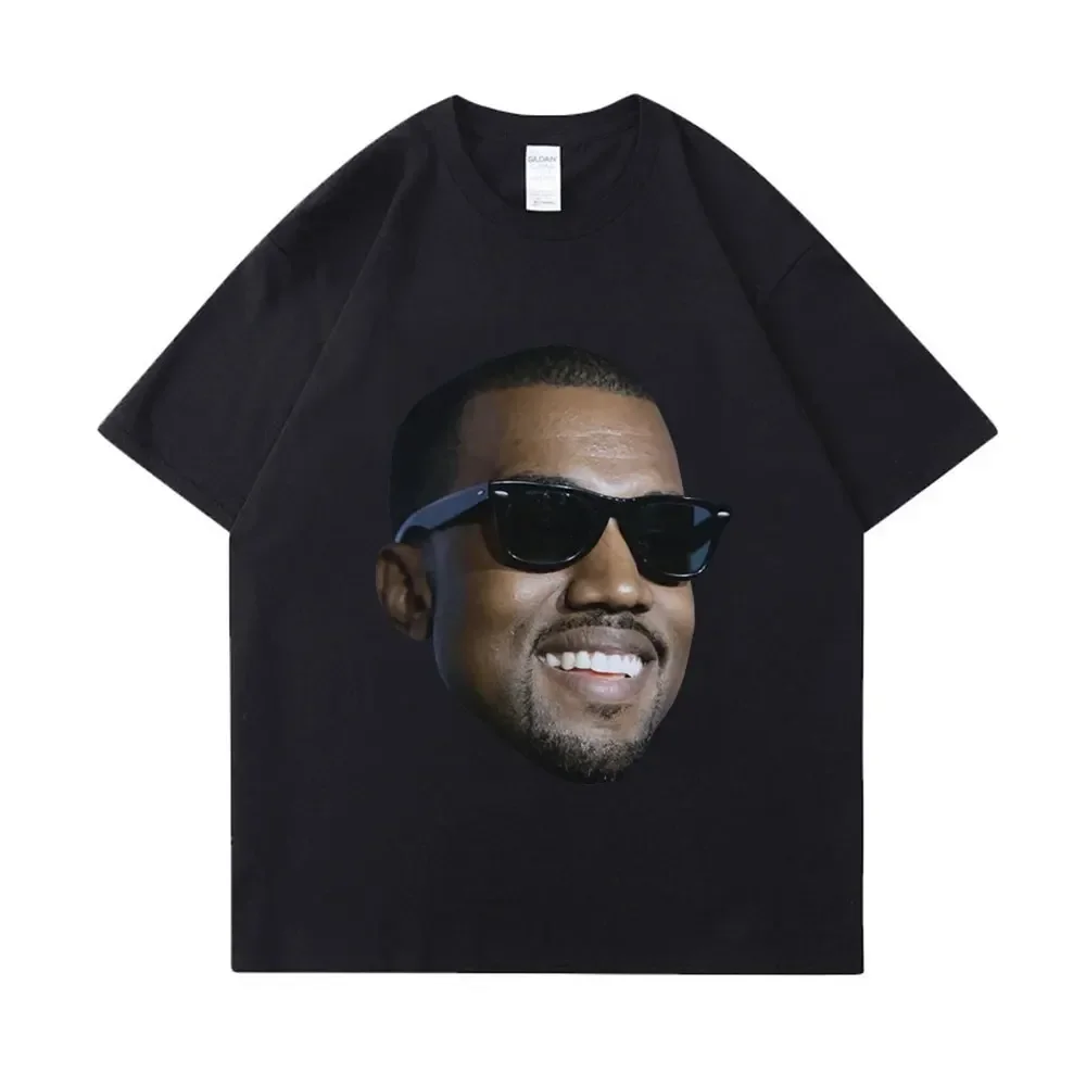 Graphics box 90s Rapper Kanye West Man Women T-shirts EU size loose Hip Hop short arms trunk comfortable street clothes