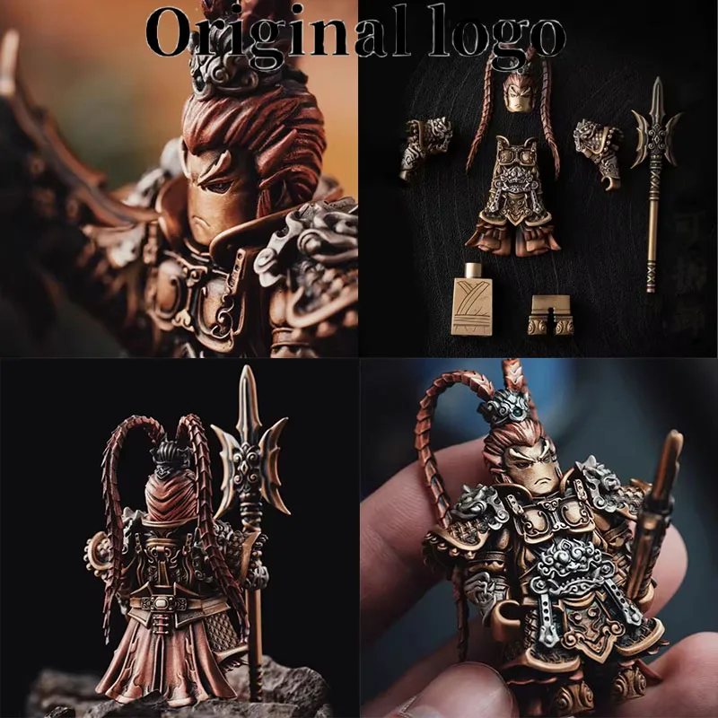 2026 Lv Bu's Desktop Ornaments, Copper Handles, Trendy Metal Figurines, Three Kingdoms Military Equipment, Cultural and Creative