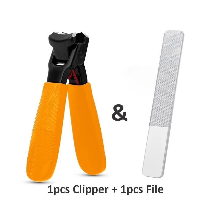 Anti-Splash Nail Clipper Stainless Steel Large Opening Nail Clippers Toe Cutter Trimmer Scissor Household Manicure Pedicure Tool image 3