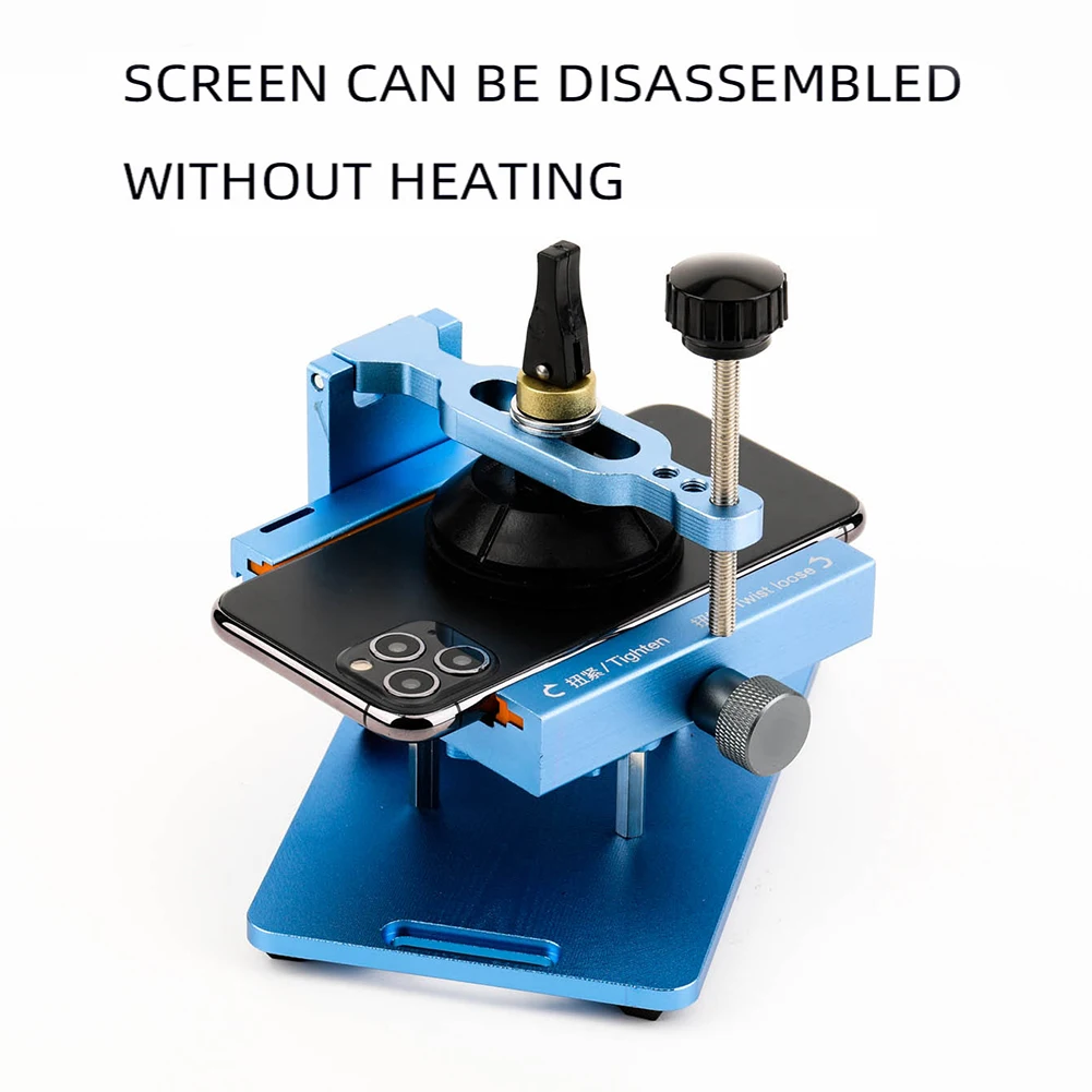 4 in 1 Cellphone Repair Kit Dismantling Screen Fixture 360 Degree Rotatable Phone Screen Opener for iPhone Samsung Galaxy Huawei