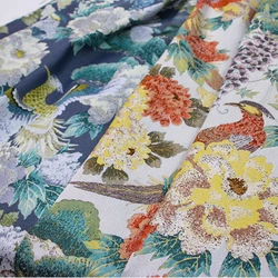 Jacquard Stof Retro Voor Kleding Jas Vest Jurk Kussen Sofa Tafelkleed Designer Diy Naaimateriaal Doek Groothandel