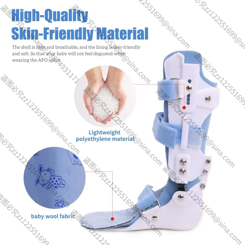 Gypsum Shoe Foot Rest Rehabilitation, Suitable for Ankle Fixation Braces, Ankle Fracture and Sprain Braces,