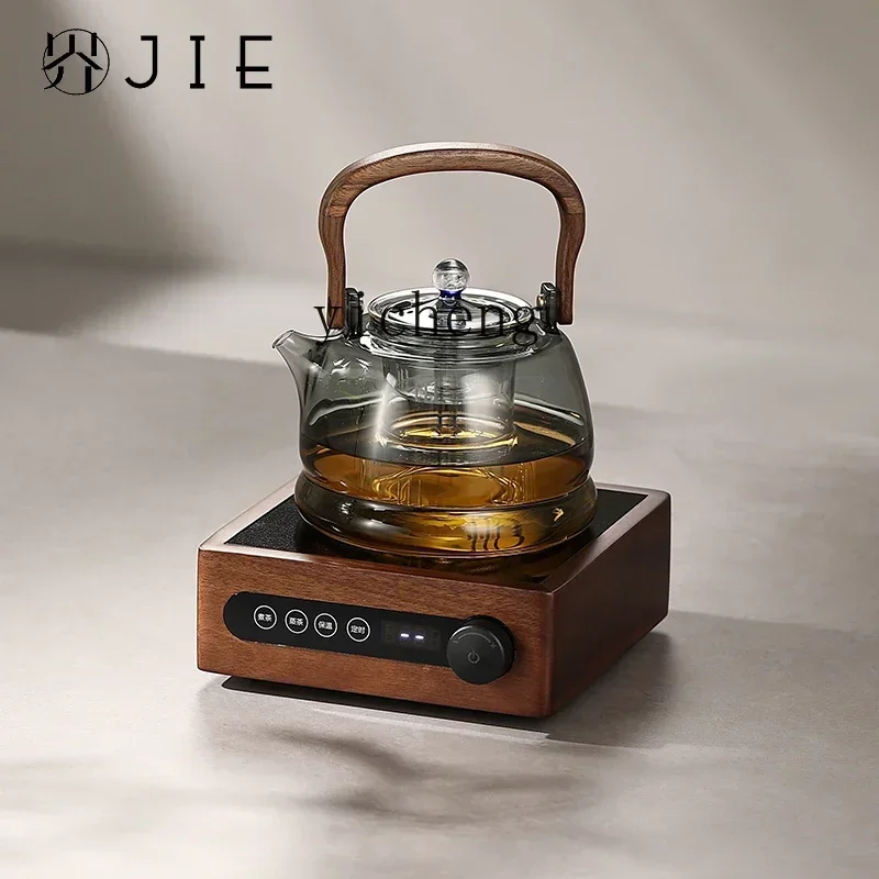 DSA Walnut Electric Ceramic Stove, Special Tea Stove For Boiling Water And Making Tea, Household Surrounding Stove Tea Maker