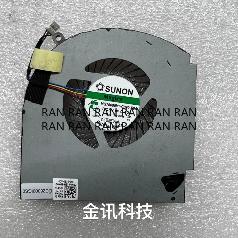 0JWH30 0V613M For DELL Alienware 15 R3 R4 Laptop CPU Cooling Fan GPU Cooler Fan Heatsink JWH30 CN-0JWH30 V613M CN-0V613M Tested