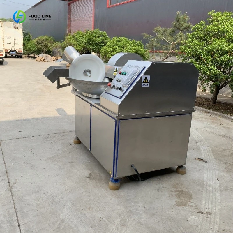 Meat Bowl Cutter Food Grade Stainless Meat Chopping Emulsifying Machine FL Customized