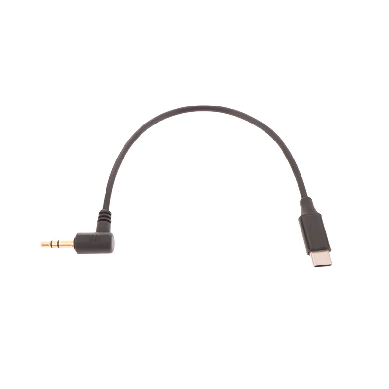 15 Plus Pro Max & Mic 2 Compatible Adapter Cable; 3.5mm TRS to Type-C with Radio Collar Clip-On Mic