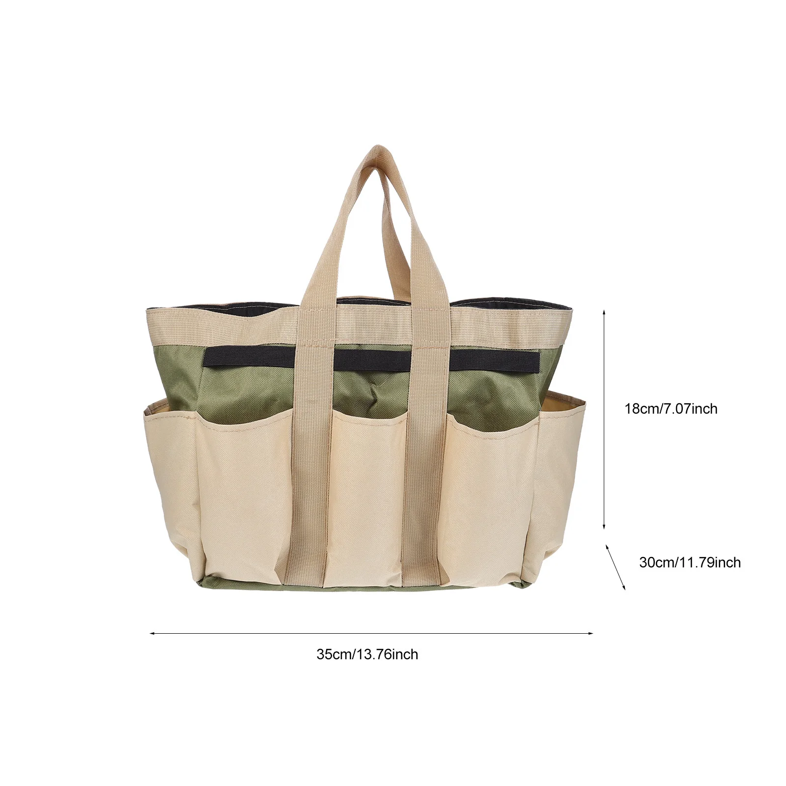 1 pz borsa per attrezzi da giardinaggio in tessuto Oxford organizer multitasche resistente all'usura per kit di attrezzi per fertilizzanti di semi borsa di grande capacità