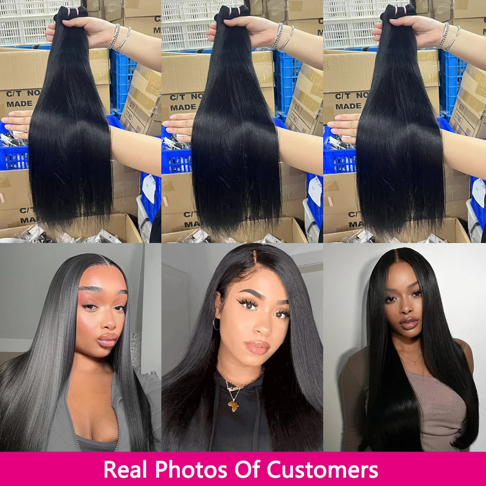 Queenlike 26 26 26 Inch 15A Raw Hair Super Double Drawn Bundles Vietnamese Raw Bone Straight Human Hair Bundles 1/3/4 PCS Top Quality Bundles Human Hair Extensions view 7