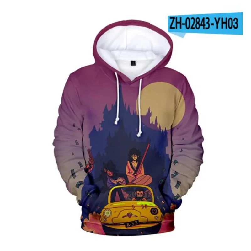 sisi 2233Lupin The 3rd Lupin III 3D Print Oversized Women/Men Hoodie Sweatshirt Streetwear Hip Hop Pullover Hooded Jacket Male T