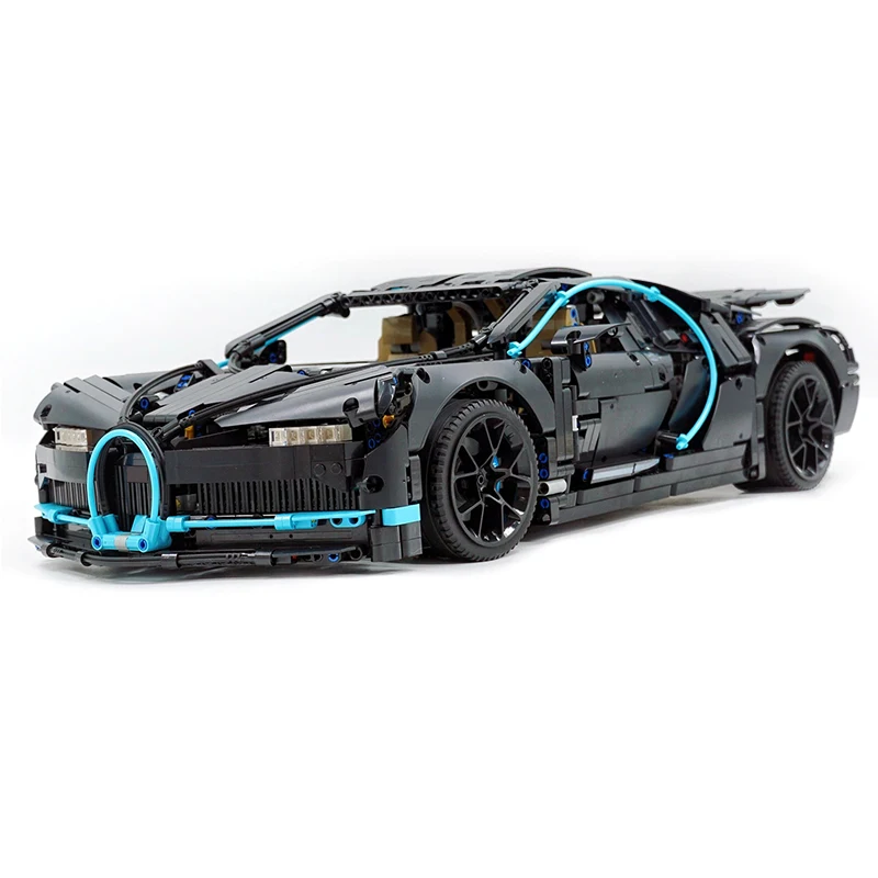 Nouveau véhicule technique Super sport Hypercar MOC-40002 modèle R8 SpyderR bloc de construction briques Puzzle bricolage jouets cadeaux de noël enfant