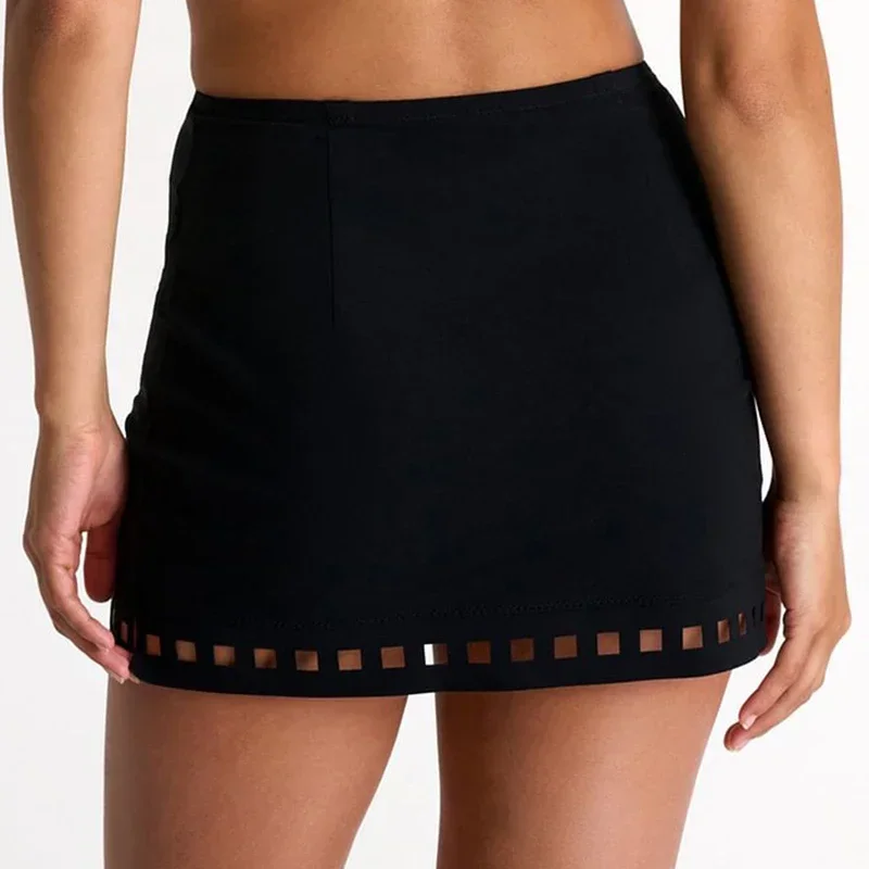 Women New Sexy Deep V-neck One Piece Swimsuit For Women Hollow Out Swimwear Beach Skirt Bathing Suit Beachwear Swimming Suit