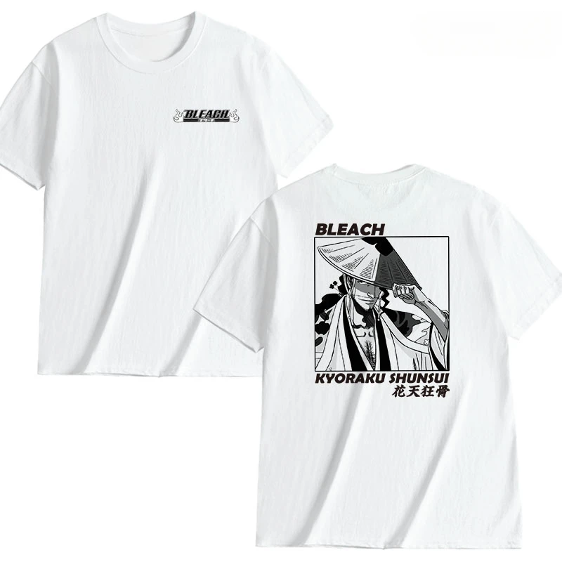 Retro Anime Bleach Ichigo Kurosaki Protect Atrium Thirteen Team Graphic Printing High-end Luxury Both of Men and Women