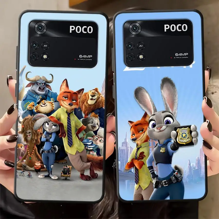 ديزني جودي نيك حافظة لهاتف شاومي بوكو C65 F3 F4 F5 M3 M4 Pro C51 C50 X3 X4 X5 M5 غطاء خلفي ناعم #2