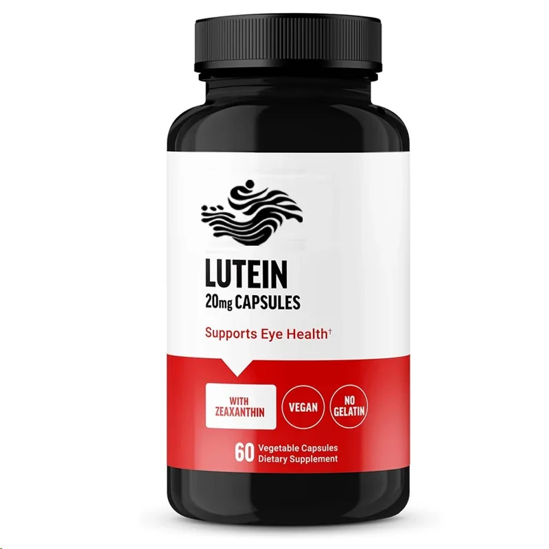 Lutein And Zeaxanthin Supplements, 20mg Eye Vitamin Containing Lutein, Vegetarian, Gelatin Free, 60 Vegetable Capsules