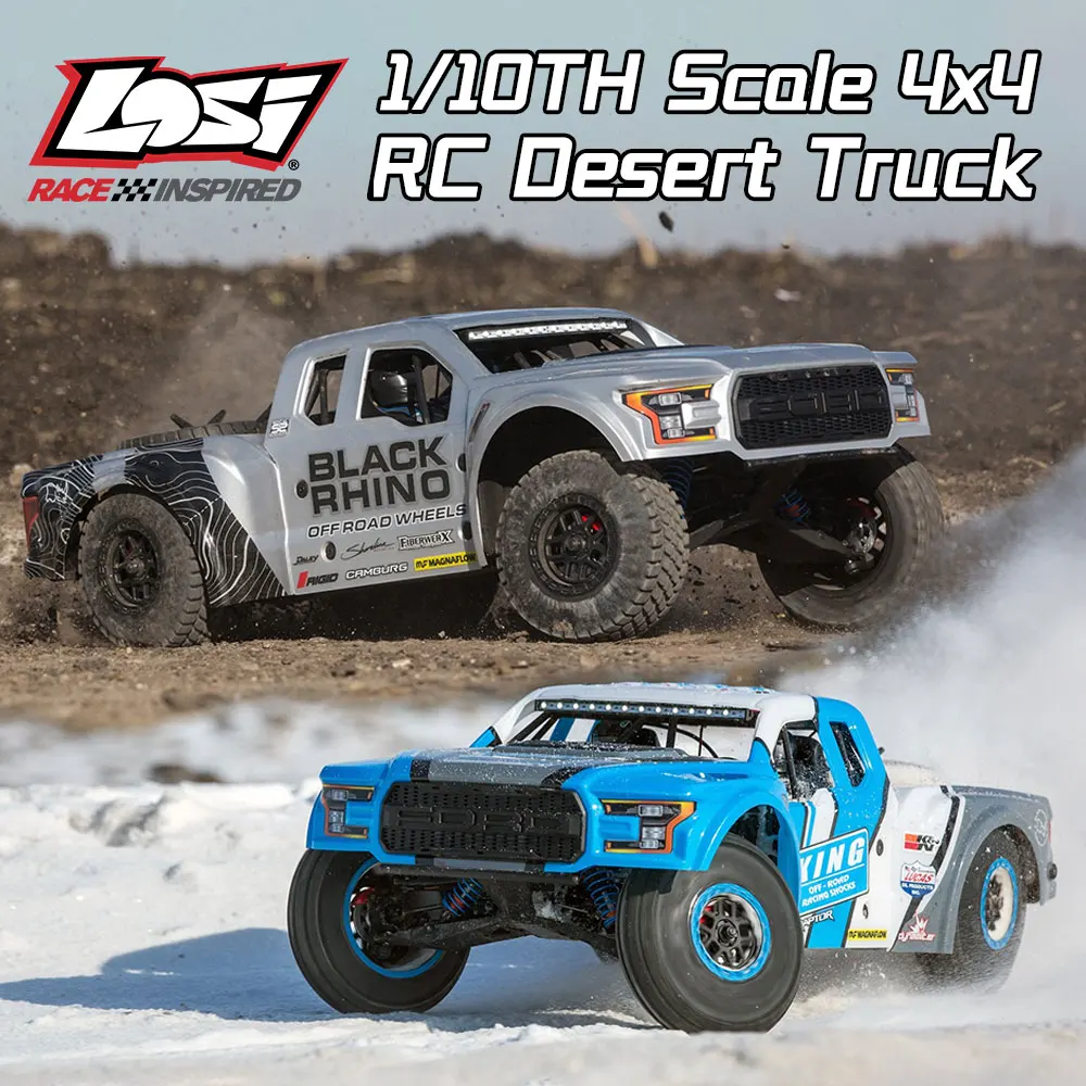 

LOSI BAJA REY Desert Truck 4X4 RTR 3S Бесщеточный 1/10 RC Электрический пульт дистанционного управления Модель автомобиля Взрослые Дети Игрушки LOS03020V2