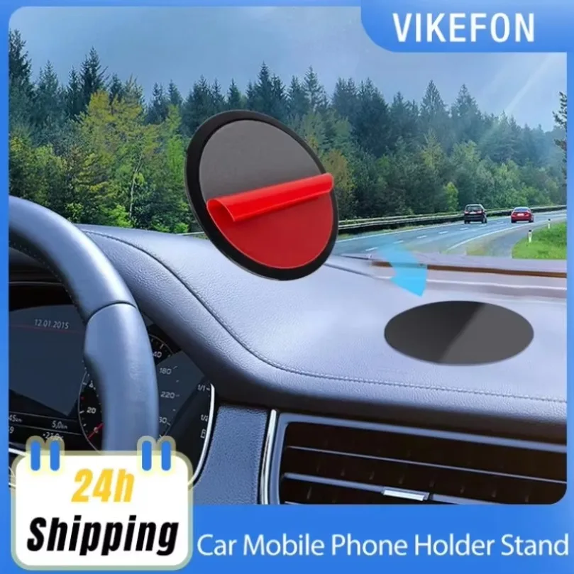 Car Driving Navigation Phone Holder Dashboard Strong Adhesive Suction Cup Mount for iPhone Samsung Smartphone