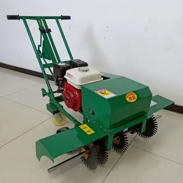 Garden Machinery Lawn Striping Machine Small Push Lawn Striping Machine Wide Rotary Knife Turf Transplanter