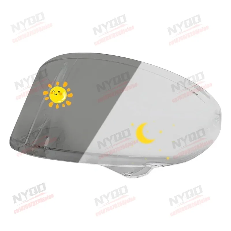 Motorcycle Helmet Sun Visor Photochromic Face Mask Sun Protection Suitable for HJC RPHA 12 HJ-42 RPHA-12 Helmet Accessories