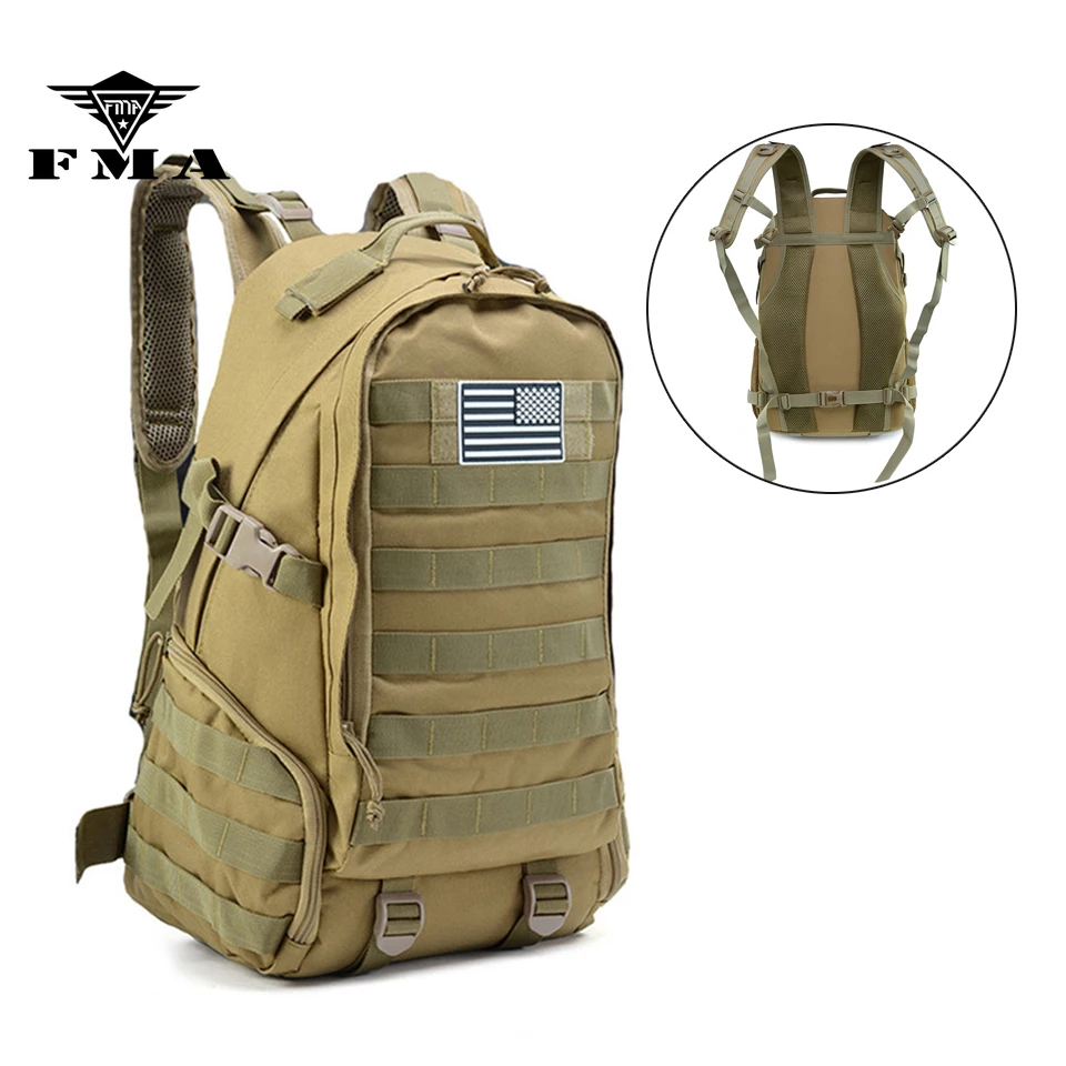 

FMA Tactical Bag Sport Military Climbing Assault Backpack 30L Mountaineering Camping Hiking Trekking Rucksack Travel Knapsack