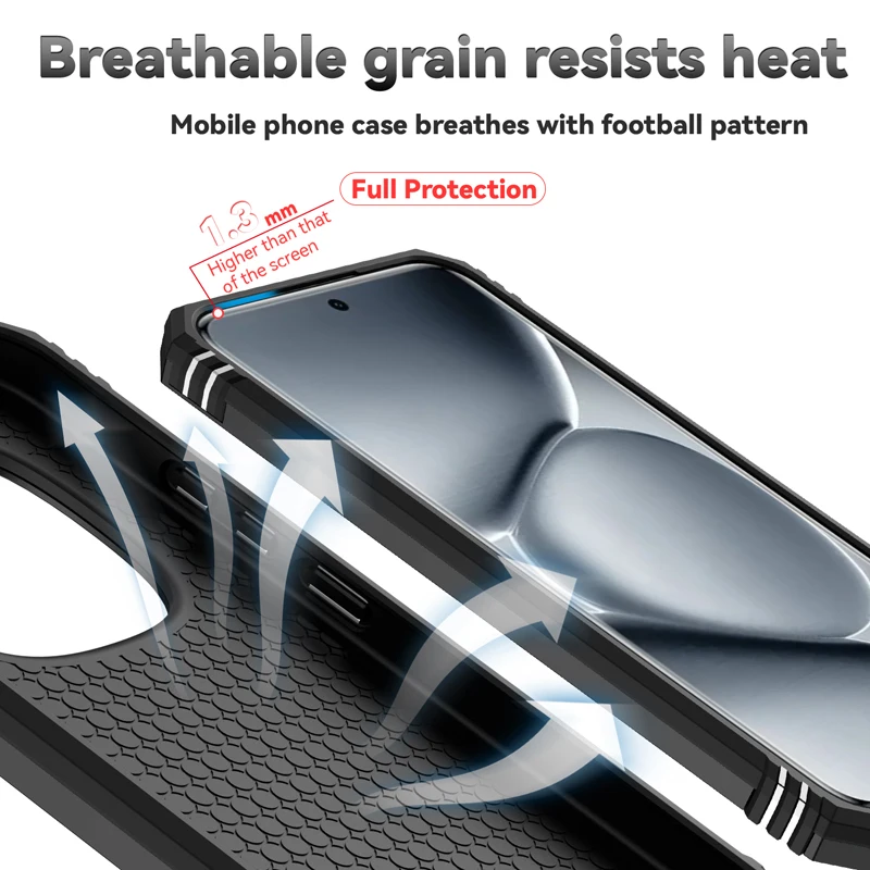 Stoßfeste Armor-Hülle für Xiaomi Redmi Note 15 Pro 5G 4G mit Schiebeobjektivschutz, Handyhülle für Redmi Note 14 Note 14 Pro 5G, Rückseite – Detail 5