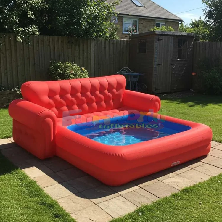 Garden Water Play Equipment Pvc Kids Inflatable Pool Inflatable Water Bed Swimming Pool