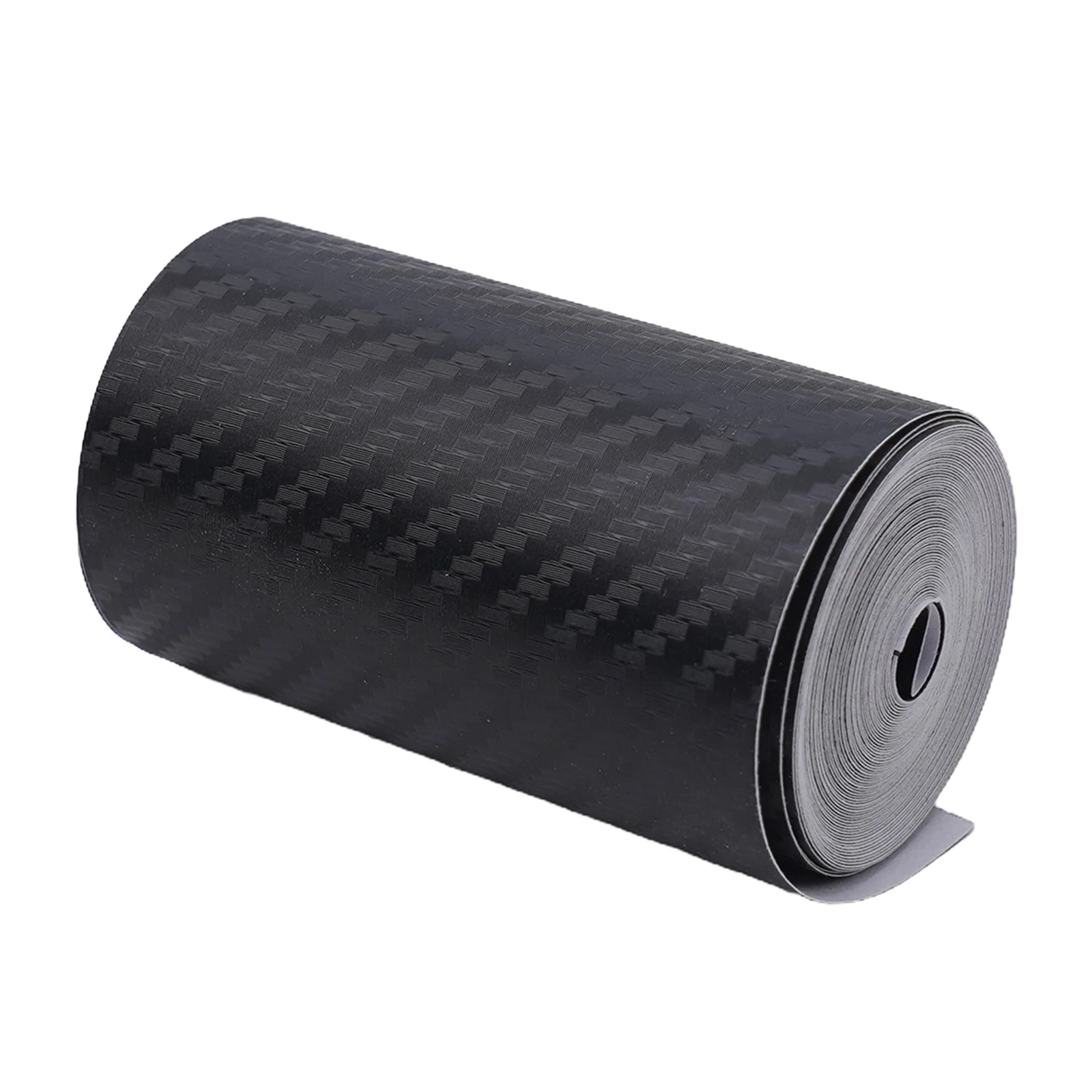 5M Carbon Fiber Car Sticker Paste Protector Strip Auto Door Sill Side Mirror Anti Scratch Tape Waterproof Protection Film