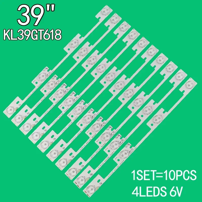 

10 шт. светодиодная лента для подсветки 40L2400 40L 540040 DL3944 40L2400U для Konka KDL39SS662U 35018339 327 мм 4 светодиода