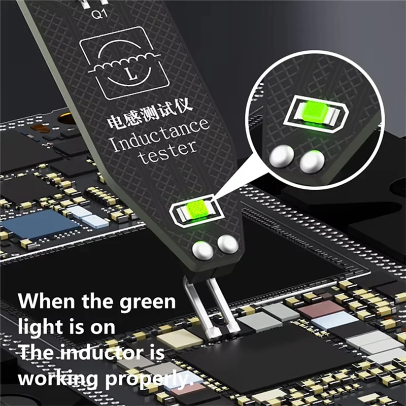 A25F-Rilevazione rapida guasti Tester di induttanza Tester bobina scheda madre Rilevatore induttore Strumento di riparazione induzione elettromagnetica Che