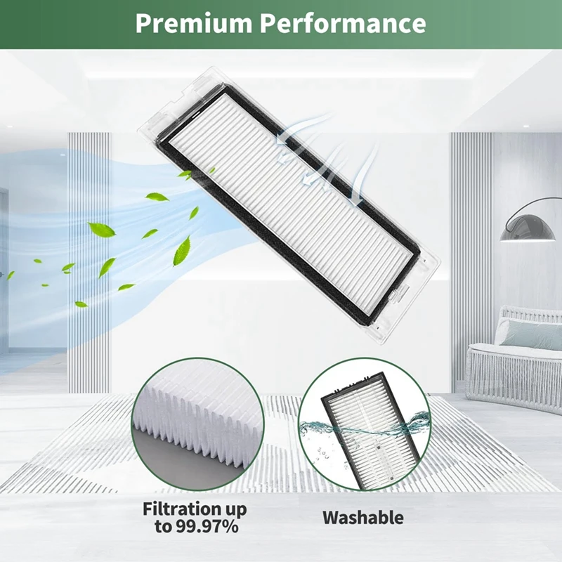 مجموعة ملحقات A68M لـ Roborock Q5، قطع غيار للمكنسة الكهربائية Roborock Q5 Q5+ Q5 Plus