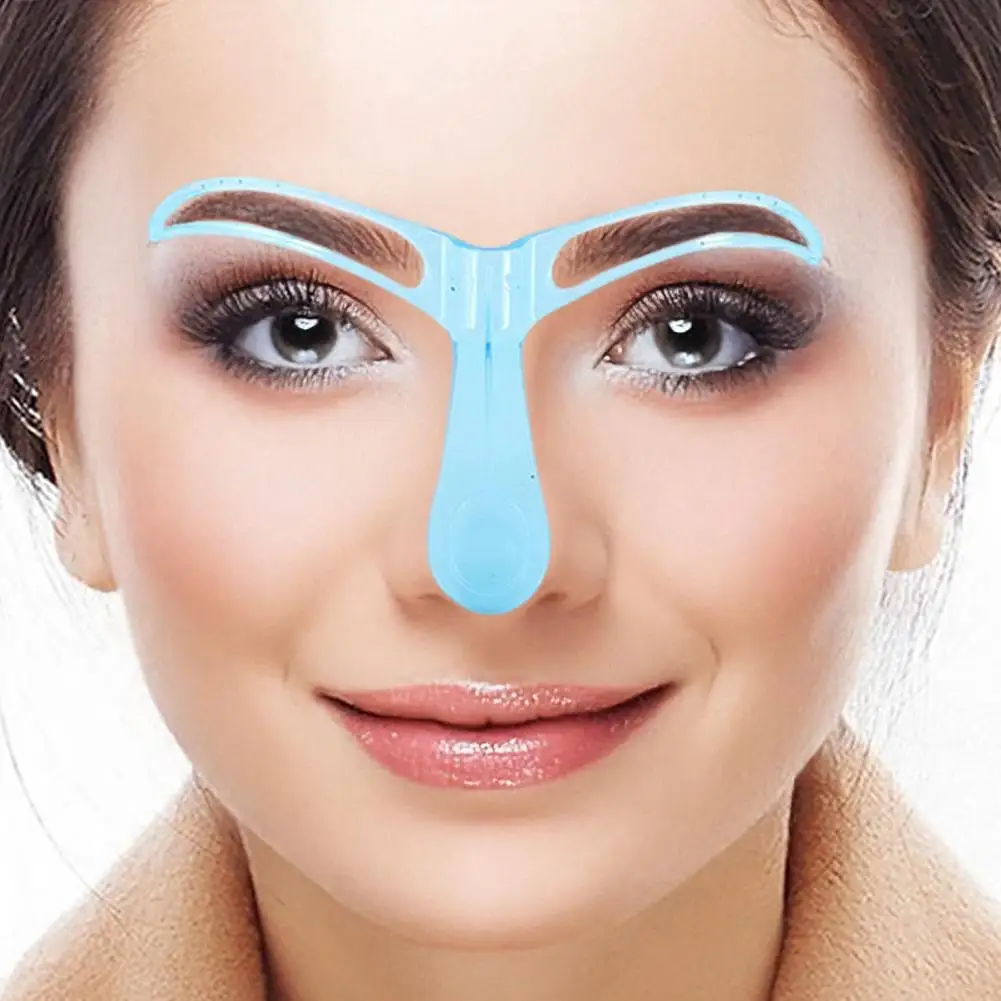 1/2/4/6 pezzi stencil per sopracciglia modello per sopracciglia con manico guida per mappatura delle sopracciglia carta ausiliaria riutilizzabile strumenti per modellare le sopracciglia veloci