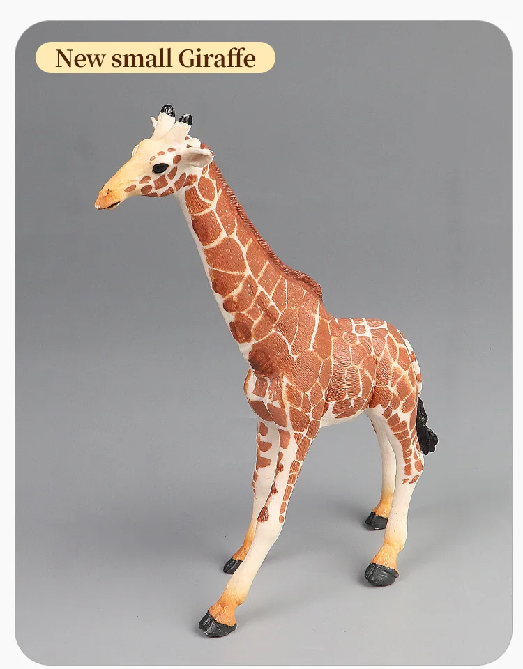 African Wildlife World Giraffe Set – Lernspielzeug mit Tiermodellen, Actionfiguren für Kinder, Simulations-Lernspielzeug – Detail 11