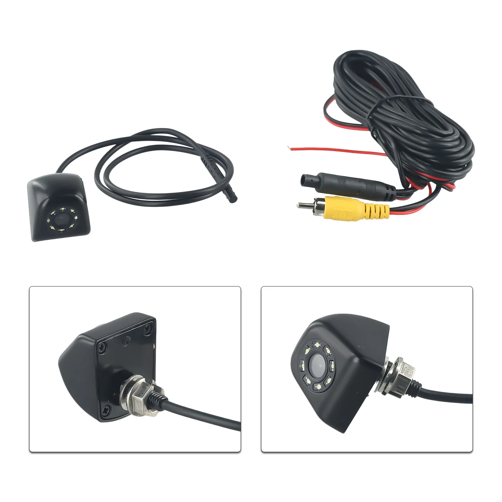 

170° HD 8LED Car Rear (red And Black) To Your Vehicle DC 12V Power System. 4. ConParking Reverse Camera Waterproof