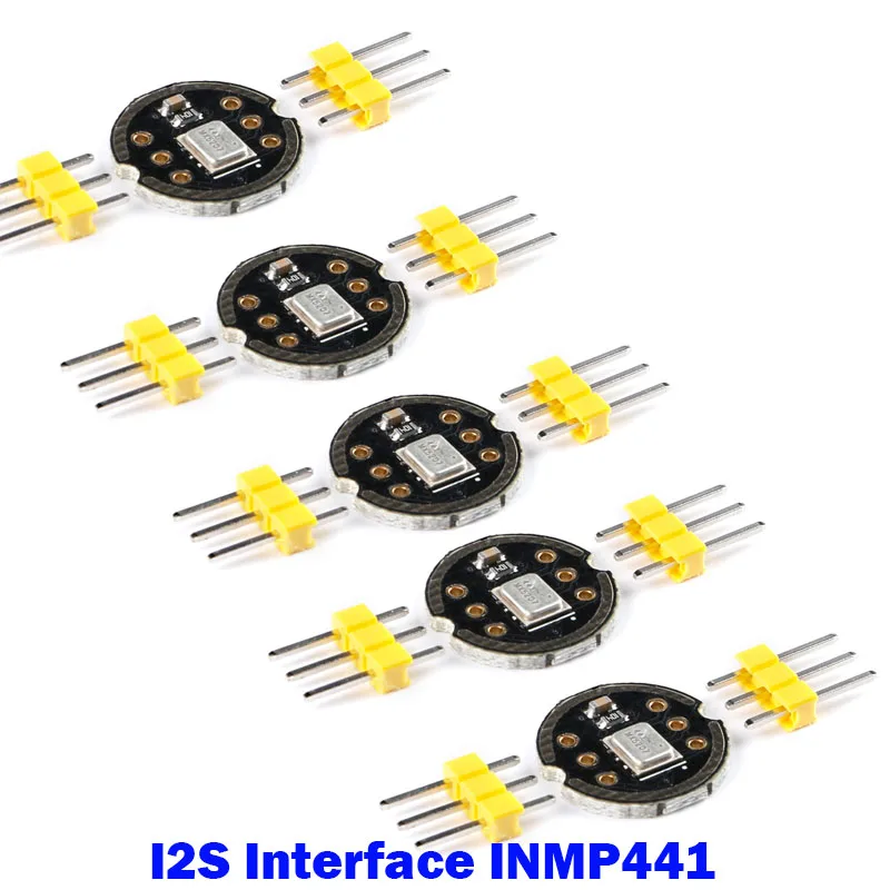 5Pcs INMP441 Omnidirectional Microphone Module I2S Interface MEMS High Precision Low Power Compatible with ESP32