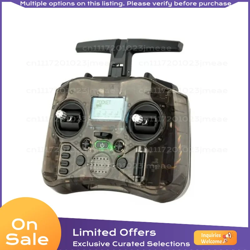 CC2500 ELRS 2.4G Radio Controller Mode 2 Left Hand Throttle EdgeTX Transmitter for RC Aircraft FPV Drone Model